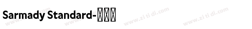 Sarmady Standard字体转换